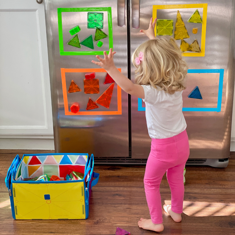 Magna-Tiles Classic 100-Piece Magnetic Building Set for Kids & Classroom