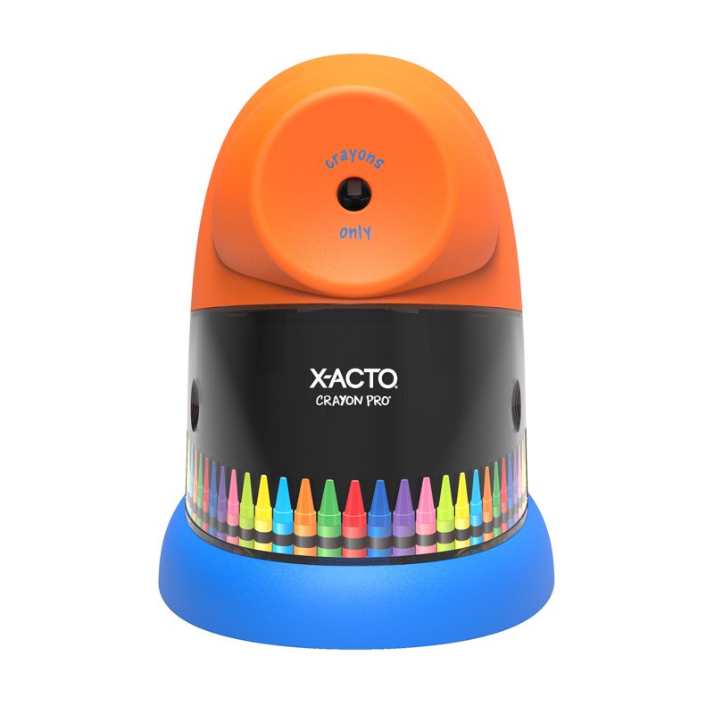 Electric Crayon Sharpener with Replaceable Blade - Classroom & Home Use