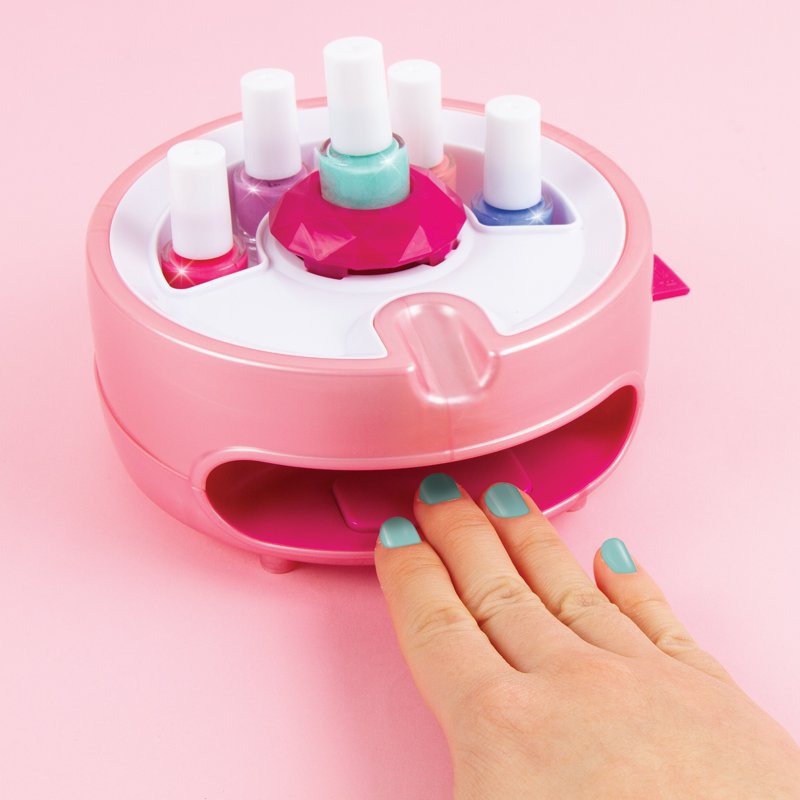Kids Nail Art Kit with UV Nail Dryer - Complete At-Home Manicure Set for Tweens & Girls