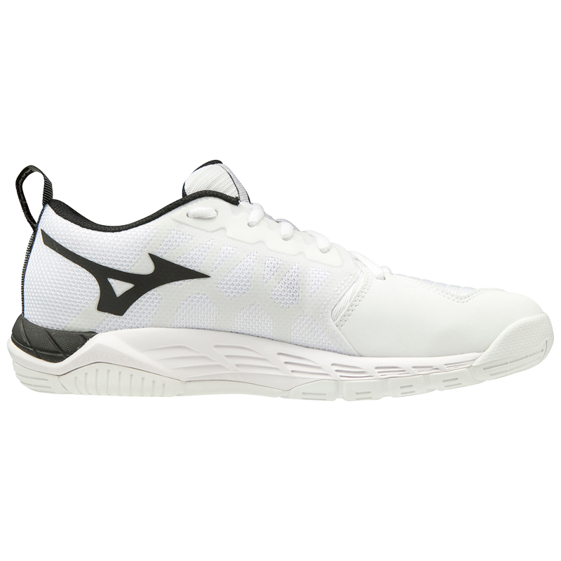 Mizuno Women's Volleyball Shoes Wave Supersonic 2 Size 10 White-Black