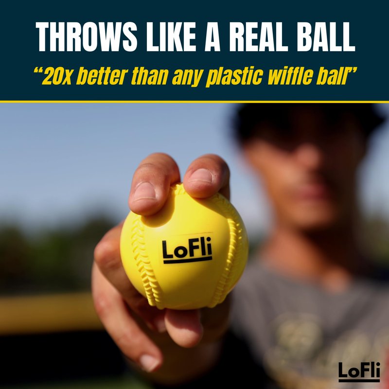 Practice Baseballs Set - Regulation Size & Reduced Flight Safe Training Balls for Kids & Adults