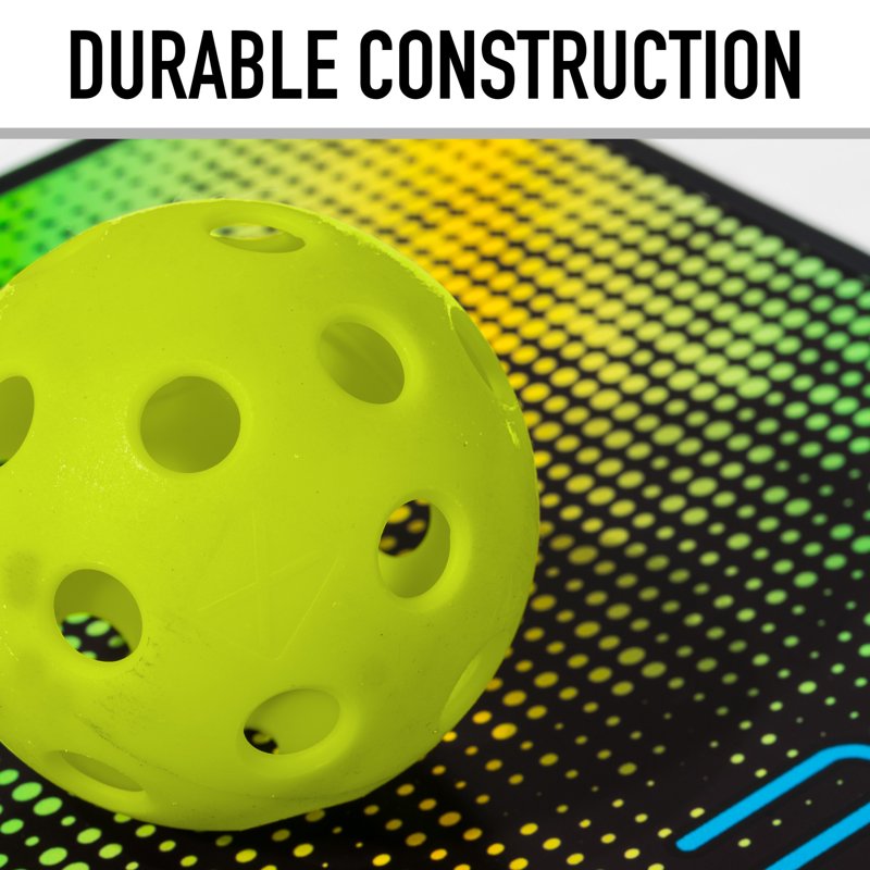 X-26 Indoor Pickleballs - 3 Pack, Optic Yellow - 26-Hole Premium Performance