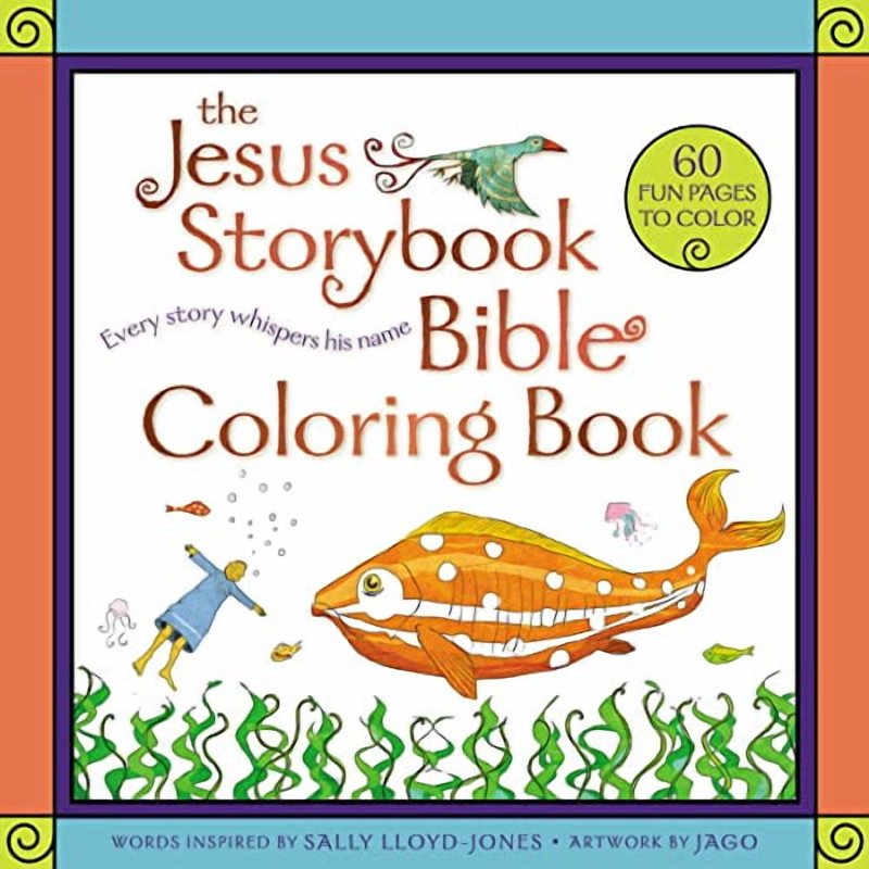 Kids Bible Coloring Book - Jesus Storybook Bible for Ages 4-8, 60 Pages