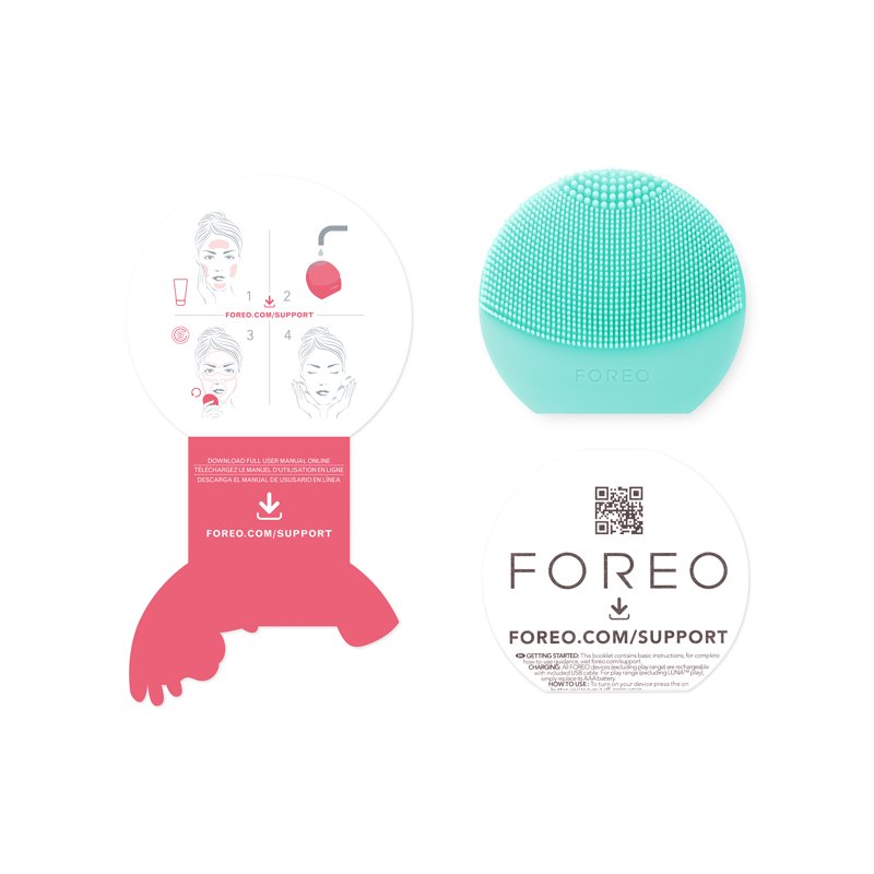 Foreo Luna Play Plus 2 Waterproof Facial Cleansing Brush - Mint