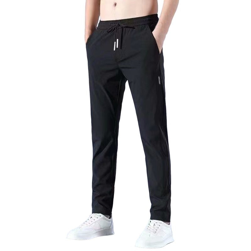 Men's Slim Fit Dress Pants - High Waisted Straight-Leg Trousers