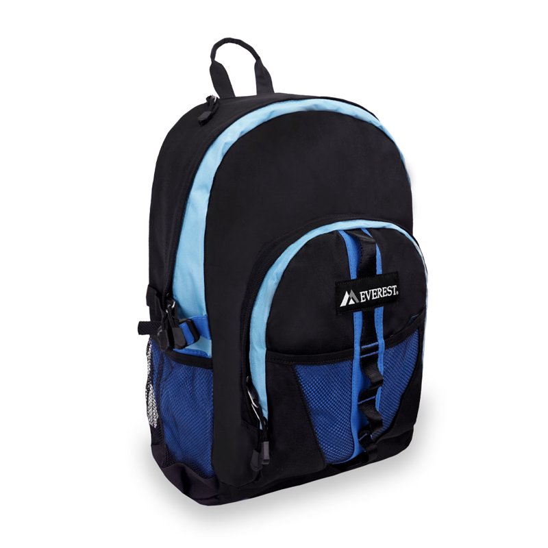 Unisex Sports Backpack with Dual Mesh Side Pockets - 19 Inch