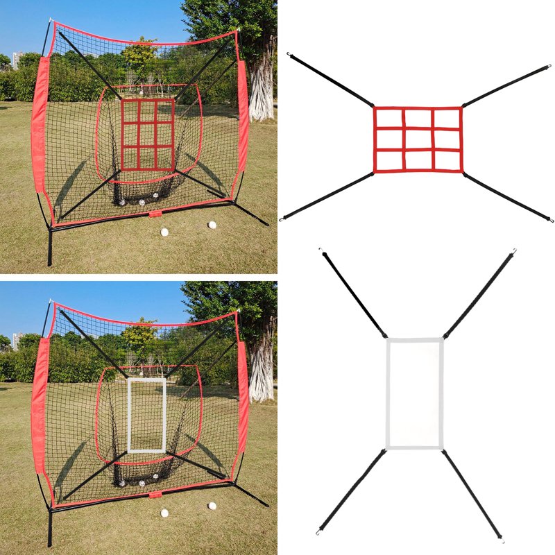 Adjustable Baseball Strike Zone Targets for Nets - Softball & Baseball Practice Equipment