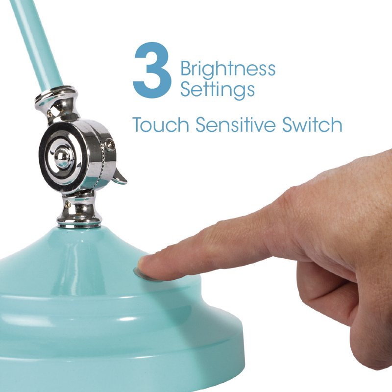 LED Desk Lamp with USB Charging Port - Healthier Eye Care, Adjustable Light