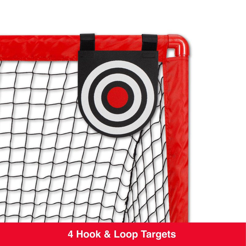 Kids Street Hockey Training Set with Net, Targets, Stick, Puck & Ball