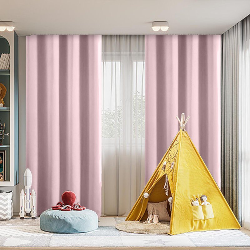 Blackout Thermal Insulated Curtains for Bedroom & Home Theater - Noise Reduction & Light Blockage