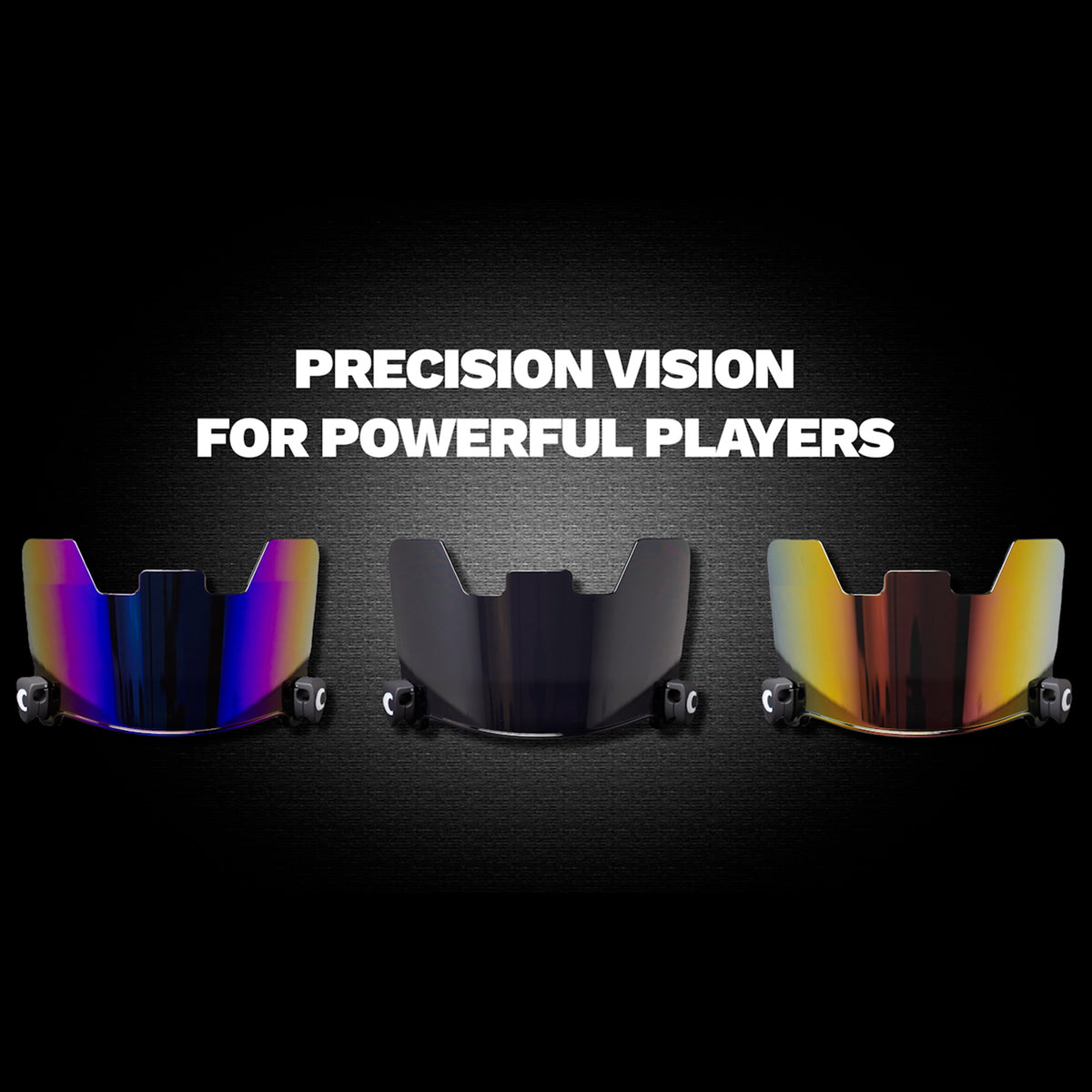 Football Visor Flat Lens UV Protection Scratch-Resistant Adult & Youth