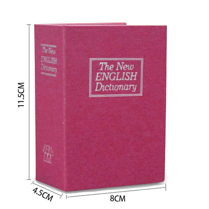 Book Safe with Key Lock - Discreet Portable Diversion Safe for Valuables