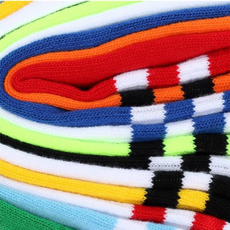Kids Soccer Socks 10 Pairs Knee High Colorful Athletic Team Socks for Boys Girls