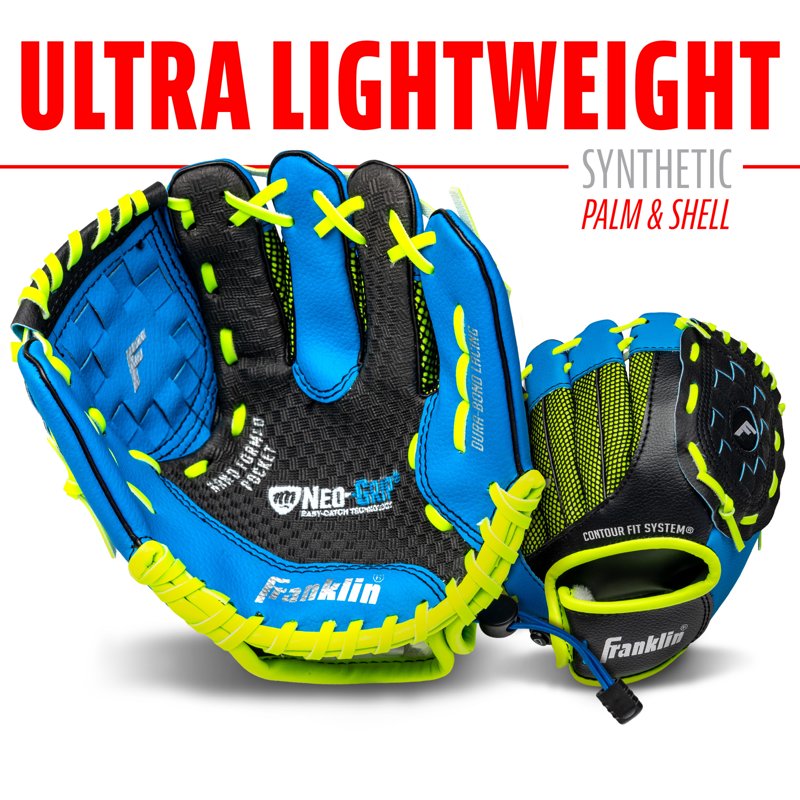 Kids Teeball Glove and Ball Set - Lightweight 9-Inch for Beginners