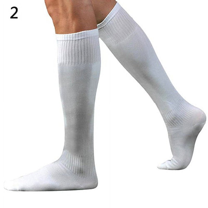Men's Over Knee High Sport Socks for Soccer Football Baseball Hockey - Yellow