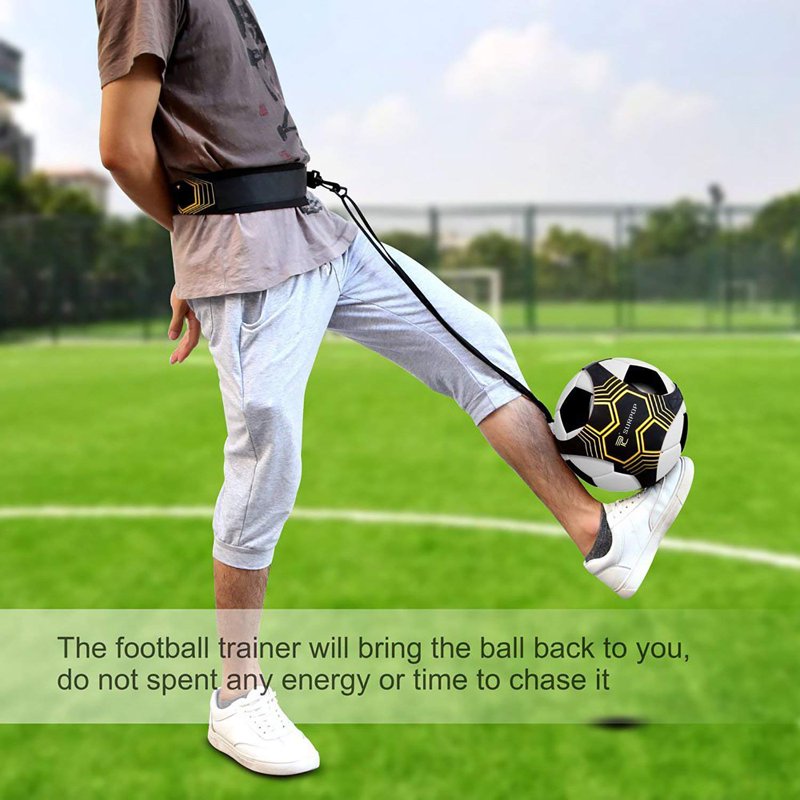 Soccer, Volleyball, Rugby Solo Training Belt Kit for Skills & Control