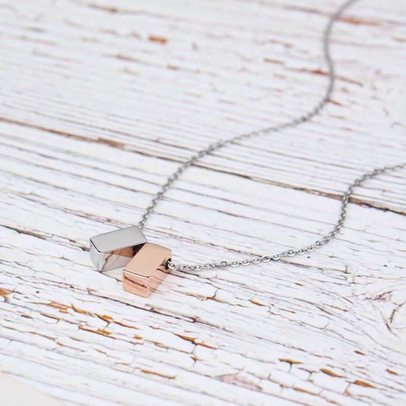 Mother in Law Necklace Gift Set with Card - Silver & Rose Gold or Gradient Colors, Dainty Jewelry for Mother's Day