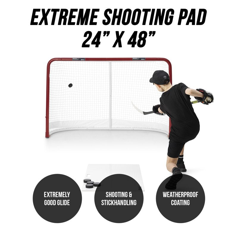 Hockey Shooting Pad 24x48 Inch Training Aid for Shooting, Passing & Stickhandling
