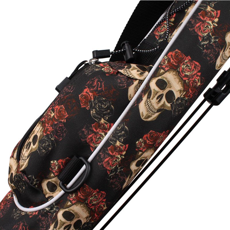 Orlimar Pitch ’N Putt Sunday Stand Golf Bag – Light Weight Day of the Dead Variation