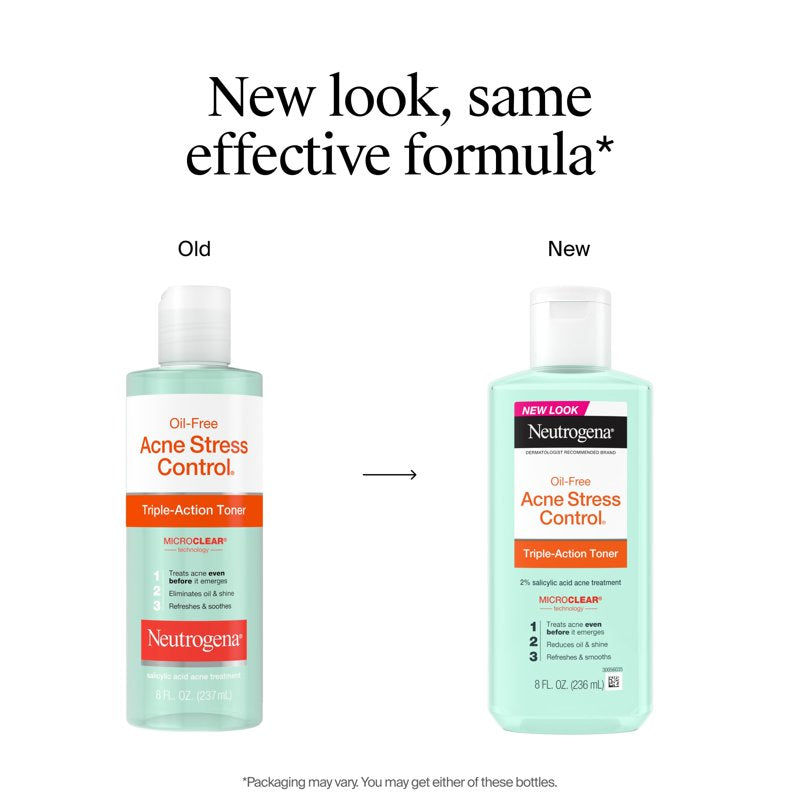 Acne Stress Control Face Toner with Salicylic Acid - 3 Pack