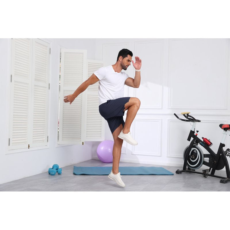 Men's Athletic Running Shorts Quick Dry Lightweight Sports Gym Shorts - 7 Inch Inseam