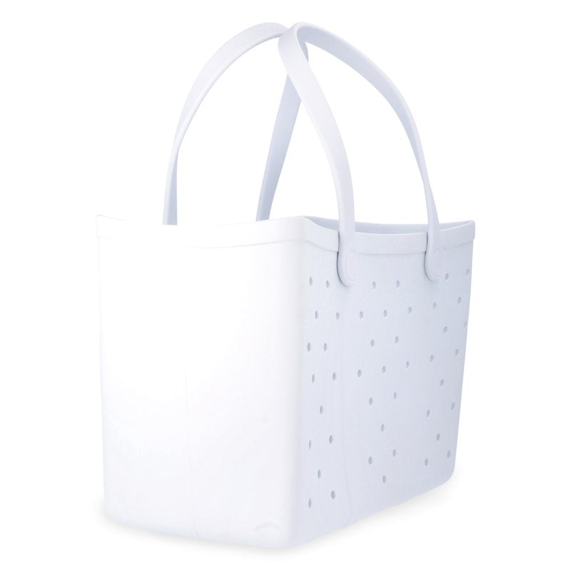 Waterproof EVA Beach Tote Bag for Women - Lightweight, Perforated, Spacious Carryall
