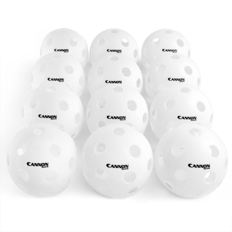 12-Inch Plastic Softballs - Official Size Practice Softballs for Hitting & Training - 12 Pack