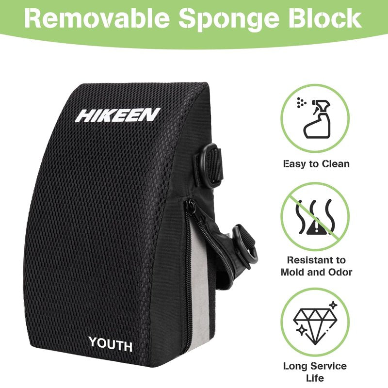 Youth Catcher Knee Support Pads with Removable Wedge for Baseball Softball - Small & Large