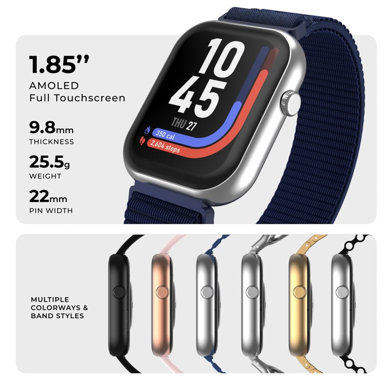 Smartwatch with AMOLED Display, Fitness Tracking & Bluetooth Calling