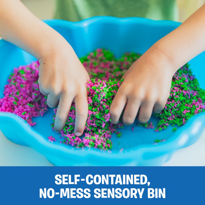 Sensory Play Set with Pluffle for Toddlers - Mess-Free Sensory Bin Kit