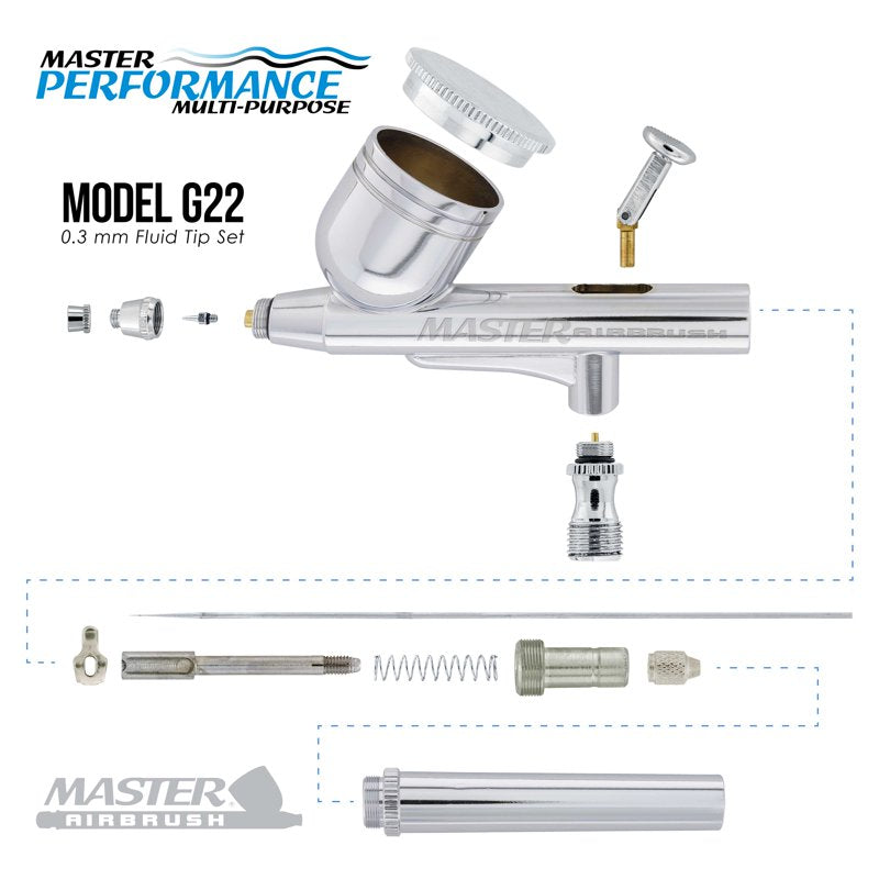 Airbrush Set with Mini Compressor for Cake Art, Hobbies & Crafts