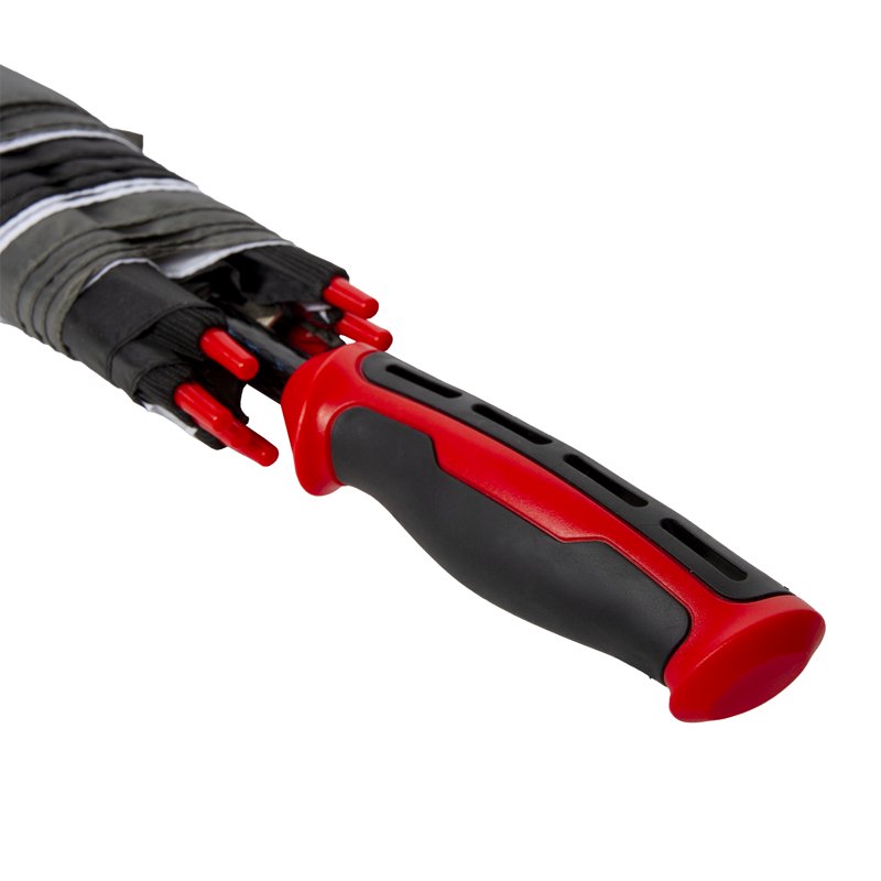 Auto Open 68-Inch Vented Golf Umbrella - Black and White