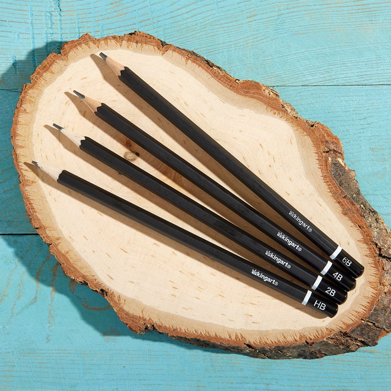 13-Piece Sketching and Drawing Kit with Pencils Charcoal Pastels Blending Tools