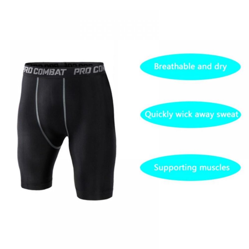 Compression Athletic Shorts with Protective Cup for Sports & Fitness