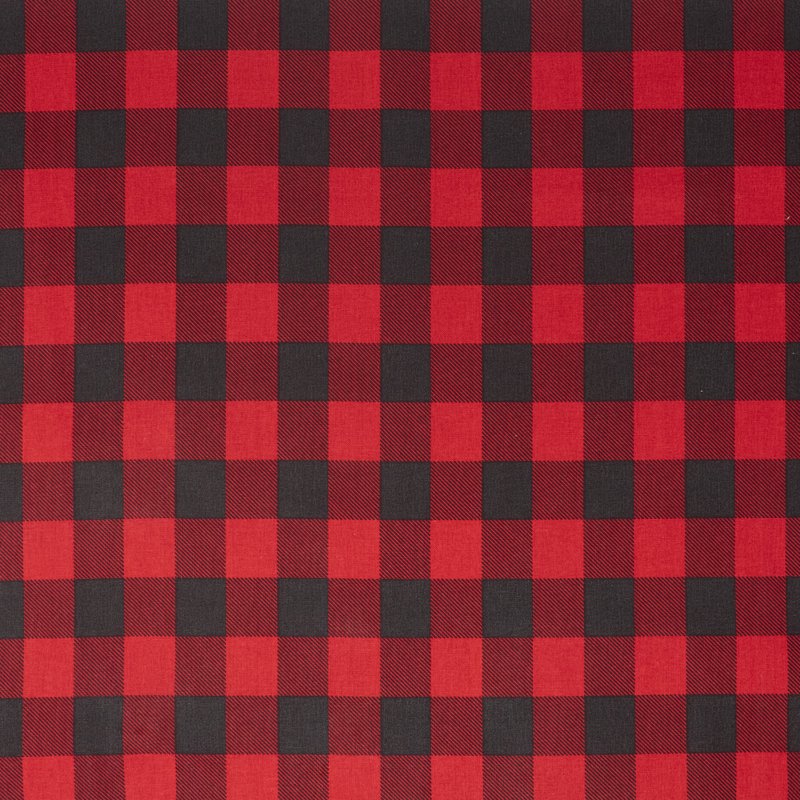 Buffalo Plaid Cotton Fabric 1 Yard - Quilting & Sewing Material