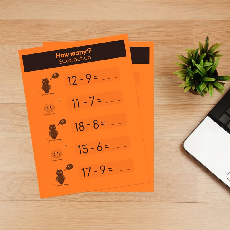 Colored Paper A4 8.5 x 11 Inches Cosmic Orange 50 Sheets - Bright, Durable Office & Classroom Paper