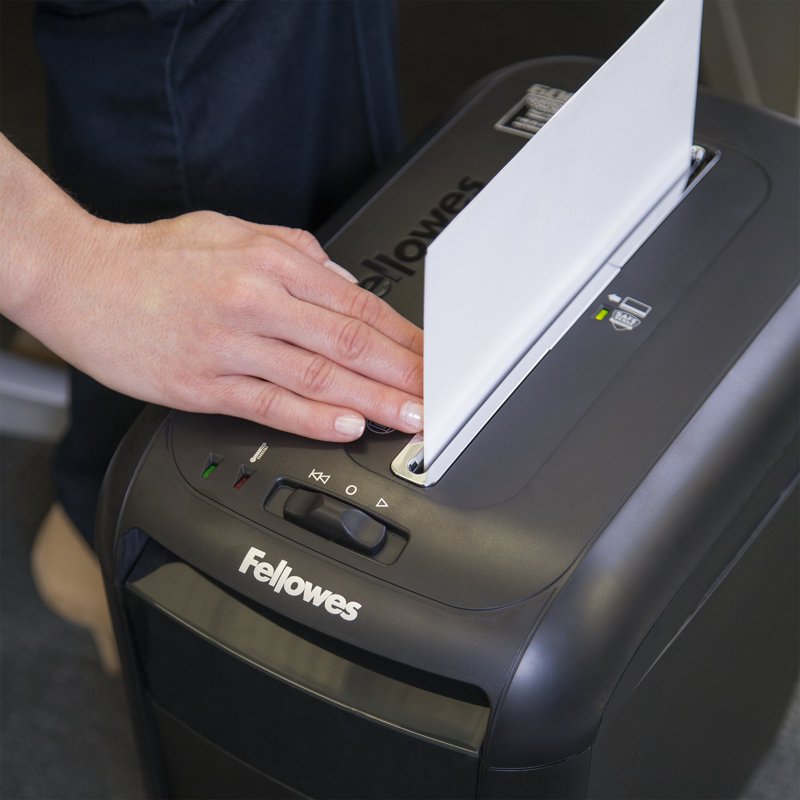 Personal Cross-Cut Paper Shredder 10 Sheets Safety Sensor Compact Office