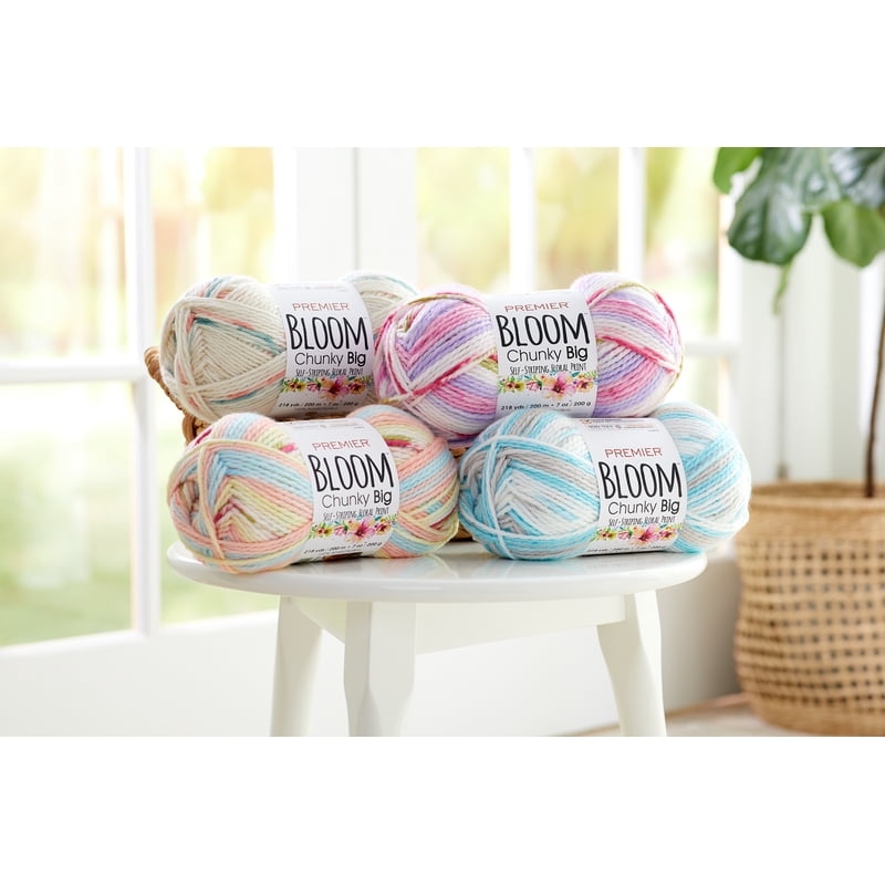 Chunky Yarn for Knitting and Crocheting - Bulky Acrylic Yarn in Multiple Colors