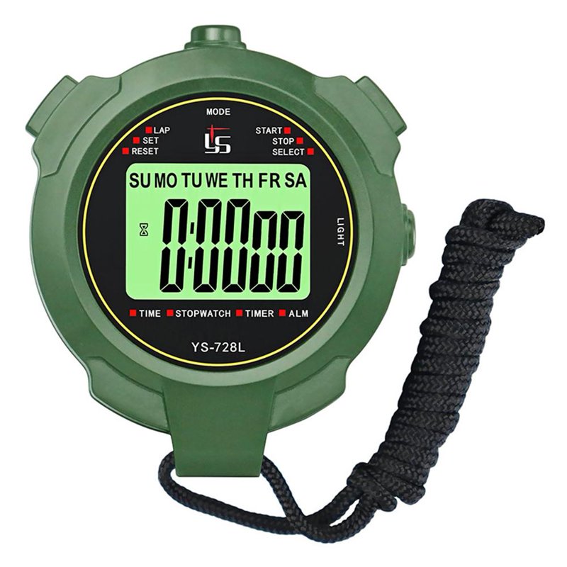 Multifunctional Sports Stopwatch with Countdown Timer and Silent Mode