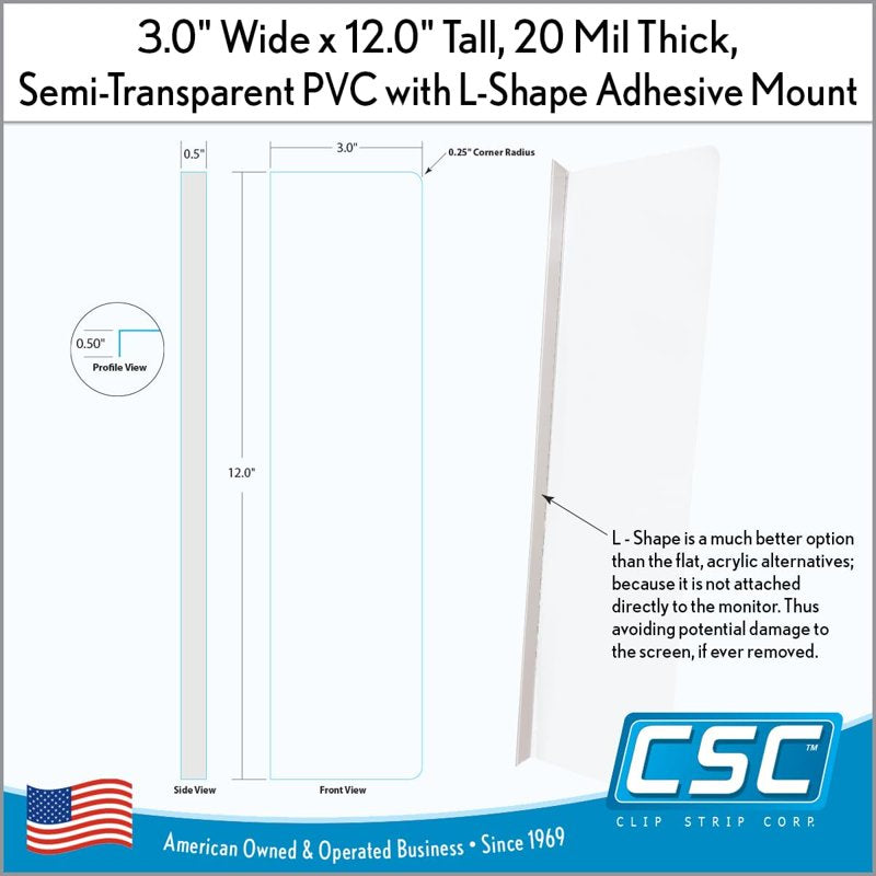 Monitor Memo Board 2-Pack - Sticky Note Holder for Computer Screen, Desk Organizer