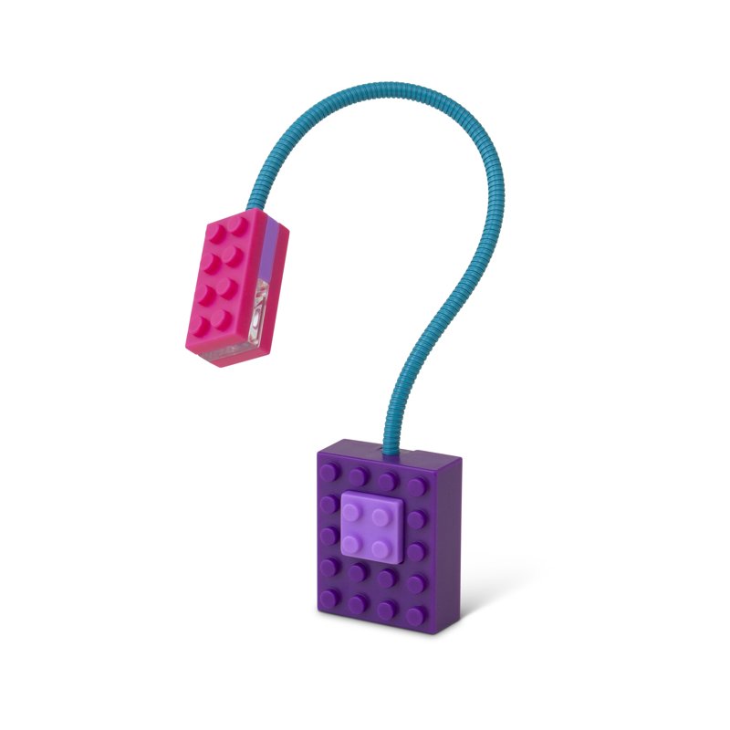 Clip-On Purple Book Light for Reading - Portable Paperback Lamp