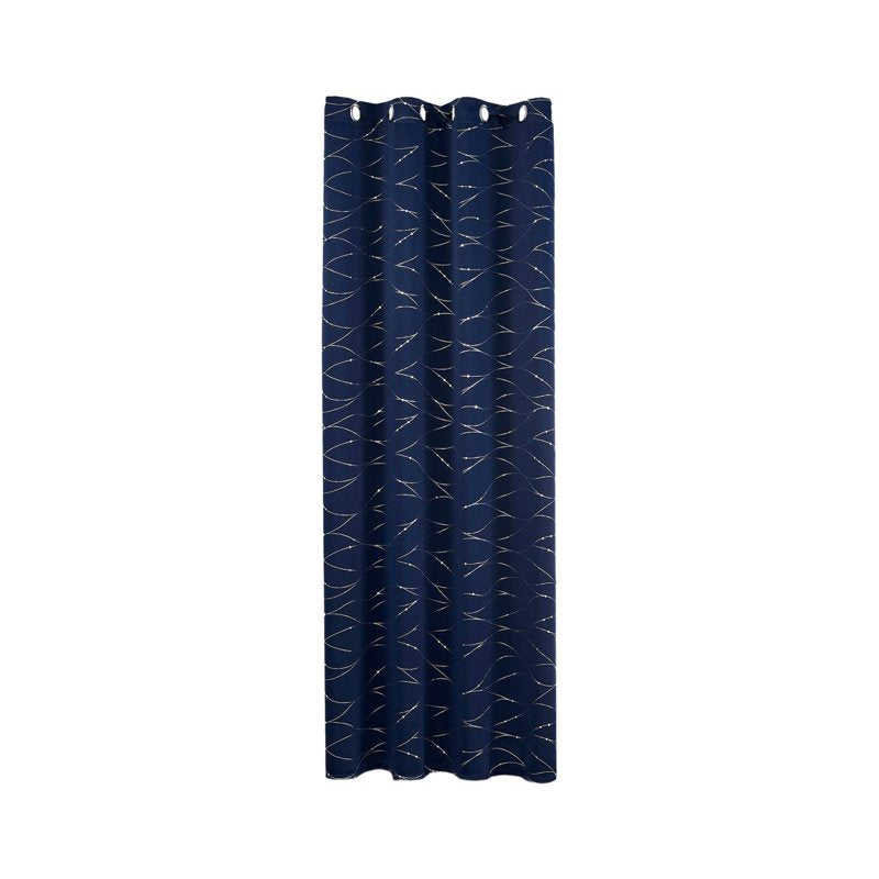 Navy Blue Blackout Curtains for Bedroom & Living Room - 84 Inch Grommet Room Darkening Drapes