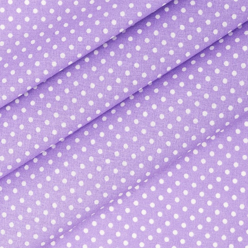 Cotton Fabric Dot Lilac 1 Yard Precut for Quilting & Sewing - Waverly Inspirations