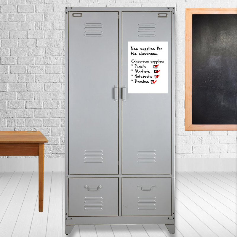 Flexible Dry Erase Magnetic Roll - White Write & Wipe Surface, Custom Sizes
