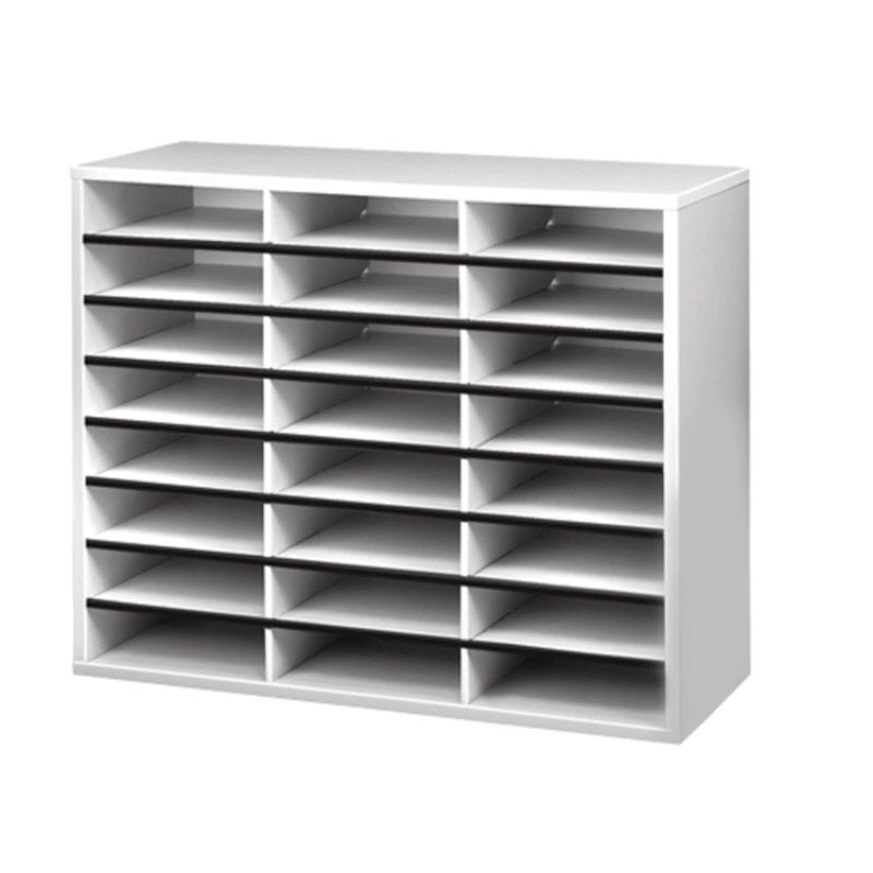 Literature Organizer with 24 Compartments - Office Desk Storage