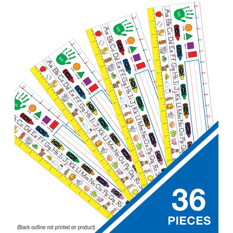 Classroom Name Plates for Desks - 36 Pack Student Organization & Learning Tools