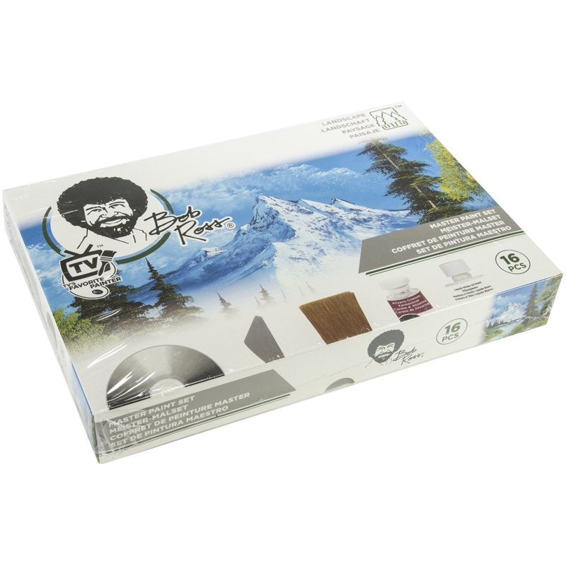 Bob Ross Paint Set with Oil Colors and Brushes - Art & Craft Supplies