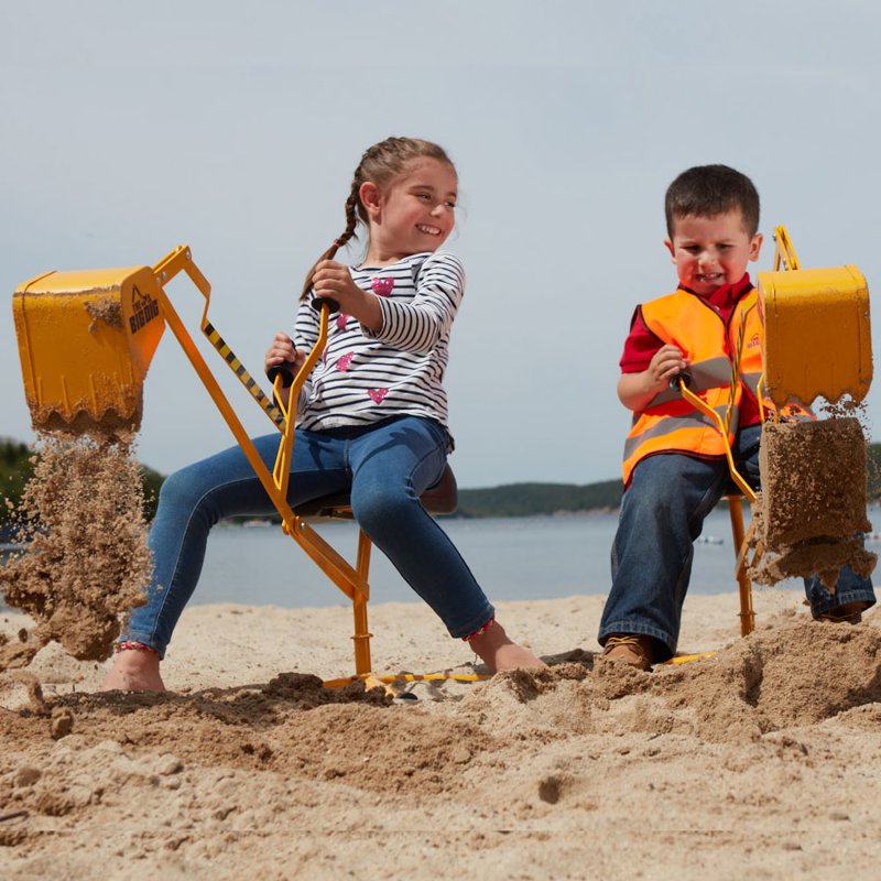 Kids Outdoor Sandbox Digger Toy - Steel Construction for Sand, Dirt & Snow