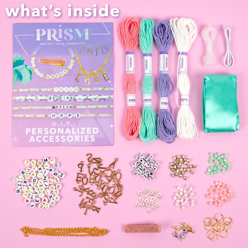 DIY Jewelry and Hair Accessories Kit for Kids Ages 8+ - Create 15 Custom Pieces