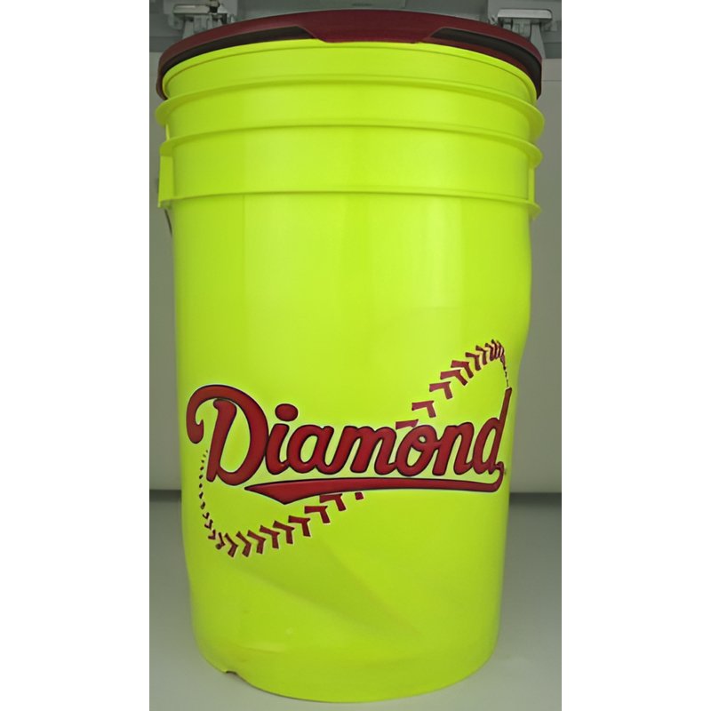Softballs with Bucket - 12 Inch Youth Fastpitch Softballs Set